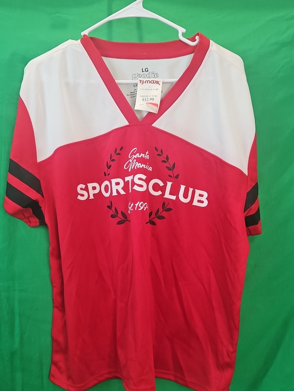Goodie TWO Sleeves  Red & White Sports Club Athletic Jersey